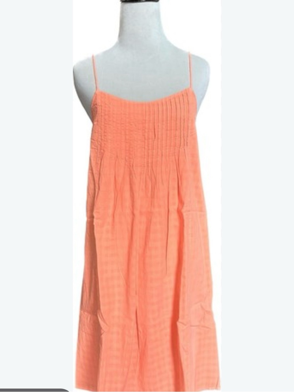 J. Crew Coral Maxi Sundress with Spaghetti Straps